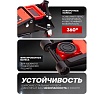 Подкатной домкрат Patron 3 т, гидравлический, (h min 73 мм, h max 495 мм), двухпоршневой усиленный, низкий профиль P-T830018 P-T830018(47792)