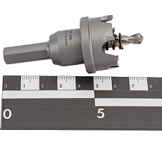 Коронка по металлу HM (30х12 мм; хвостовик 10 мм; комплект) D.BOR HS-HM-12-030-T
