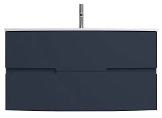 Тумба с раковиной Jacob Delafon Nona 100 см, синий бархат