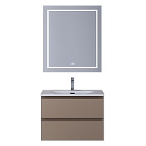 Тумба с раковиной BelBagno Kraft 39-700 70 см эмаль, Бежевый матовый