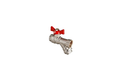 Шаровой кран с фильтром 1/2" Valtec VT.293.N.04 86733