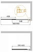 Шторка для ванны Cezares SLIDER-VF-11-100/150-P-Cr 100x150 рифленая