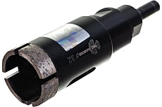 Коронка алмазная по керамограниту, серебряная пайка (32 мм) TRIO-DIAMOND GCB772