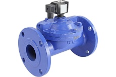 Электромагнитный клапан DN.ru VSF-602E-PU-NC Ду65 Ру10 24В AC пилотного действия D130-04203