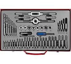 Набор метчиков и плашек Зубр МАСТЕР сталь 9ХС, 52 предмета 28130-H52_z01