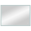Зеркало Континент Solid Led 100x80 см с подсветкой, черный ЗЛП1607