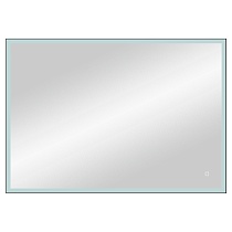 Зеркало Континент Solid Led 100x80 см с подсветкой, черный ЗЛП1607