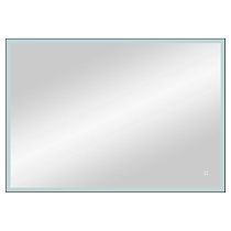 Зеркало Континент Solid Led 100x80 см с подсветкой, черный ЗЛП1607