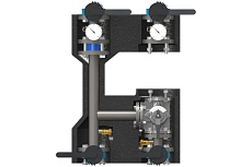 Насосная группа ELSEN смесительная, фланцевая DN 50 PN10, без насоса и сервопривода EFG50.020