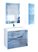 Мебель для ванной Marka One Liriya 75 см Blue marble