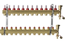 Комплект коллекторов Danfoss FHF-12F set 12 контуров 088U0732