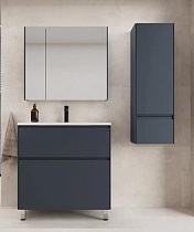 Мебель для ванной Style Line Лима 80 см напольная, графит