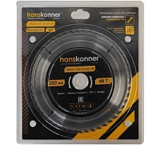 Пильный диск по дереву Hanskonner ArmorPiercing 200x32/30мм, 48 зубьев, H9025-200-32/30-48