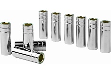 Сопло для горелки цилиндрическое 15-АK, медь E-Cu, 10 шт, 16 мм GOLDEN BRIDGE 1122