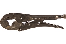 Гейферный зажим Rockforce с двойным захватом и плавающей нижней губкой 10-250мм RF-614U250(18642)