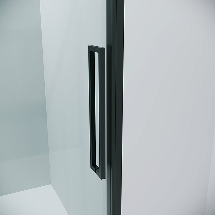 Душевая дверь Grossman Cosmo 100x195 прозрачное, черный матовый 100.K33.02.100.21.00