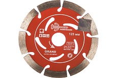 Диск алмазный отрезной Сегментный Grand hot press (125х22.23 мм) TRIO-DIAMOND GUS722