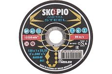 Круг отрезной по стали STANDART (125х1х22.23 мм; A60T-BF; F41) SKORPIO 701112