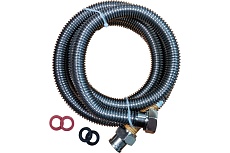 Сильфонная подводка для газа ELKA 1/2 г/г, 0.8 м 1642633