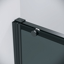 Душевая дверь Grossman Galaxy 140x195 тонированное, черный матовый 100.K33.01.140.21.10