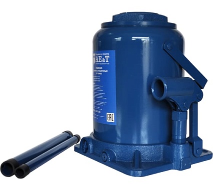 Домкрат бутылочный AE&T двухштоковый, 32т T02032i