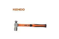 Молоток с круглым бойком KENDO с фибергласовой рукояткой, 450 г 25139