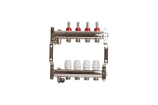 Коллекторная группа VRT 1&quot;х3/4&quot;, евроконус, 4 выхода, c расходомерами 530143
