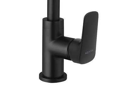 Смеситель для кухни Aquatek Вега AQ1081MB черный матовый