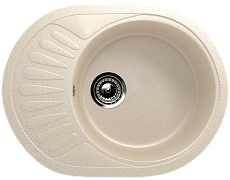 Кухонная мойка Ulgran Classic U-107m-328 57 см бежевый