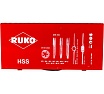 Резьбонарезной набор M3-M20 HSS метчики+плашки+воротки, 54шт RUKO 245040