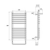 Полотенцесушитель электрический Point PN09158SPE П11 50x80 с полкой, хром