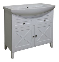 Мебель для ванной Caprigo Torino 85 см, 1 ящик, 2 дверцы, бланж