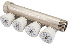 Коллектор с регулировочными вентилями Royal Thermo 3/4х1/2, 4 выхода НС-1042924
