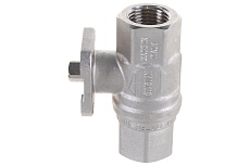 Шаровой кран RUB серия TORINO S.64, под привод, 1/2 DN15 PN40, ВР-ВР, усиленный S64D00
