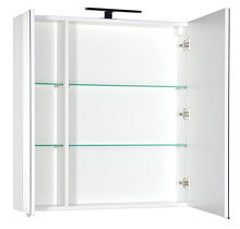 Зеркальный шкаф Aquanet Эвора 80 см белый