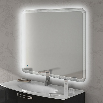 Зеркало Cezares 90x100 см 44996 реверсивное, сенсорный выключатель