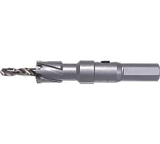 Коронка по металлу HM (16х28 мм; хвостовик 13 мм; комплект) D.BOR HS-HM-28-016-T
