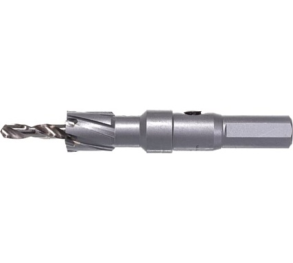 Коронка по металлу HM (16х28 мм; хвостовик 13 мм; комплект) D.BOR HS-HM-28-016-T