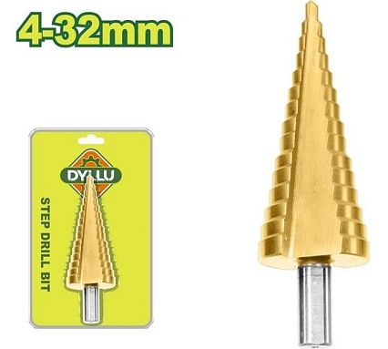 Ступенчатое сверло DYLLU 4-32 мм DTJD1403