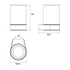 Держатель для стакана подвесной Emco Flow 2720 001 00 хром