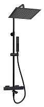 Душевая стойка WasserKRAFT A299.162.218.BM Thermo с термостатом, черный