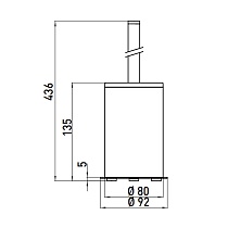 Ерш напольный Emco System2 3515 001 01 хром