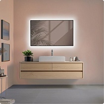 Зеркало AQUAme AQM9102B 60x100 см подсветка, антипар