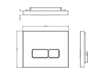 Комплект Weltwasser 10000010731 унитаз Kehlbach 004 GL-WT + инсталляция Marberg 410 + кнопка Mar 410 SE MT-BL