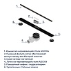 Трап для душа RGW SDR-54B 60 см черный 79215460-04