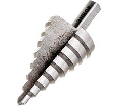 Сверло ступенчатое (6-32 мм; 8 ступеней; ход 4.5 мм) по металлу Энкор 21632