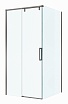 Душевой уголок BelBagno SOFT_CLOSE-1-A-1-100-C-GM 100x100 прозрачный, оружейная сталь