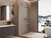 Душевая перегородка Vincea Волк-Ин (Walk-In) VLSW-1H900CLBN 90x200 брашированный никель, прозрачное