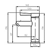 Смеситель для раковины Dorff Logic SS D3002100SS нержавеющая сталь