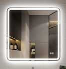 Зеркало Vincea VLM-3VC7007-2 70x70 см, сенсорный выключатель, диммер, антипар